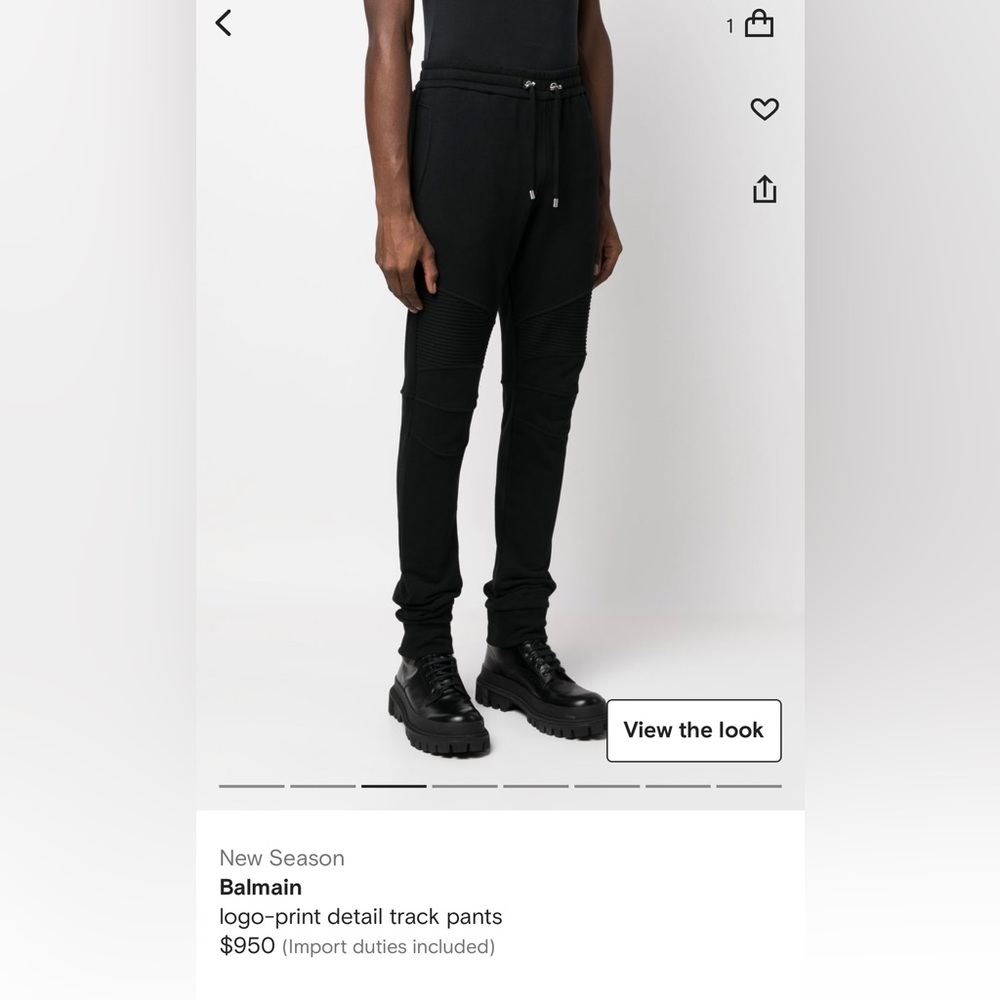 Balmain sweatpants size M.